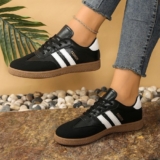 Women’s Casual Sports Shoes Thick Sole Round Toe Walking Trainers Spring Autumn