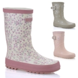 Girls Kids Waterproof Wellies New Winter Rain Snow Wellingtons Boots Shoes Size