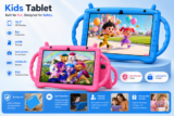 2026 Tablet For Kids 10.1″ Andriod 14 WiFi Tablet 10GB+64GB LCD Gift For KIDS
