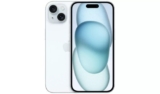 Apple iPhone 15 5G 128GB SIM–Free Smartphone Unlocked __ Blue (Cosmetic Wear)