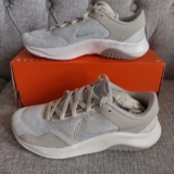 Nike Legend Essential 3 Light Grey Beige Women’s Running Trainers – Size UK 4