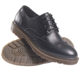 MENS LEATHER BROGUES SMART FORMAL OFFICE CASUAL MEMORY FOAM LACE UP OXFORD SHOES