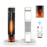 2000W Ceramic Oscillating Heater Tip Over Cut-Out 3 Heat Setting Instant Heat