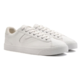 Tretorn Women’s Lace Up Trainers White Green Lightweight Casual Shoes Sizes 4-8
