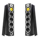 Fenton SHFT57B Tower Speakers 600W Passive Floor Standing Hi-Fi Set