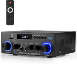 800W Bluetooth Stereo Amplifier | 2 Channel HiFi Audio Receiver