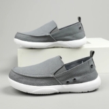 Men’s Lightweight Canvas Loafers Breathable Casual Walking Hiking Shoes