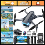 Foldable GPS Drone with 2K HD Camera, FPV, Auto Return, Follow Me, 5G, 2 Batteri