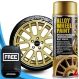 Car Alloy Wheel Spray Paint E-TECH Drift Gold Refurbishment 400ml Can. +M