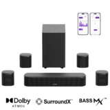 ULTIMEA 7.1CH Dolby Atmos Soundbar for TV Surround Sound System 4 Speakers HDMI