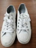CONVERSE LOW CUT SNEAKERS WHT Used