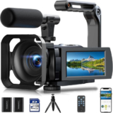 🔥UHD 5K/1080P Camcorder Video Camera WiFi IR Night Vision, Vlogging Camera