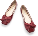 C.Paravano Women’s Flats I Square Toe Shoes for Women