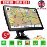 5” 8GB Sat Nav Car Truck GPS Navigation Touch Screen Free Lifetime UK&EU Maps