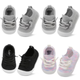 Baby Boys or Girls Soft Breathable First Walking Sneakers/ Brand New