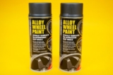 Alloy Wheel Paint TECHNIK GREY 400ml Aerosol Spray Car Refurbishment E-TECH 2Pcs