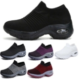 Women’s Slip On Trainers Mesh Lightweight Comfortable Walking Running Shoes