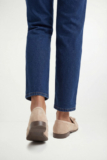 Wallis Taupe Loafers Womens Daywear Flats