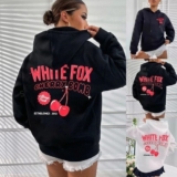 UK Girls Cherry⭐Fox ⭐Women Boutique Winter Hoodies Casual Sweatshirts tOP PLUS