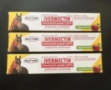 3 pack New In Box Paste Horse Dewormer Apple Flavor Exp 9/2027 dur-vet wormer