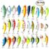 30PCS Kinds of Fishing Lures Crankbaits Hooks Minnow Baits Bass Tackle Crank Set
