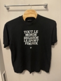 Everyone Watches Women’s Sports French T Shirt Black XL Togethxr Official Tee