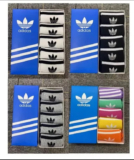 Adidas Socks 5 Pairs Pack Cotton Mid-Tube Casual Socks Unisex 4.5-9.5UK