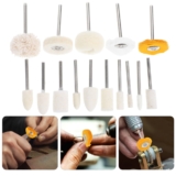 50 Pcs Mini Polishing Buffing Wheel Brush Kit for Jewelry Watch Repair