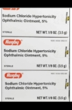 Rugby Sodium Chloride Ophthalmic Ointment 5% (Compare to Muro 128) -3 Pack