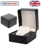 PU Leather Watch Box Display Storage Case Organizer Gift for Men Women Watches
