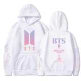 KPOP BTS LOVEYOURSELF Hoodies White, BTS Shirt Bts Merch Bangtan Gift Sweatshirt