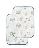Waterproof Baby Diaper Changing Pad Reusable Bamboo Cotton, 20”x27”, 2 Count