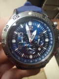 Nautica N14537 Men’s Quartz Chronograph Tachymeter Date Blue 45mm WR100m