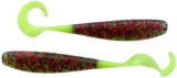 A.M. Fishing Curly Tail Jerkshad 4 Inch Soft Baits Garlic Infused,– 8 Pack – …