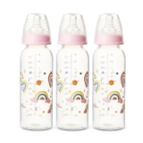 Parent’s Choice Standard Neck Bottle, 9 fl oz, 3 pk Multicolor Newborn 0+ Months