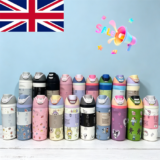 OWALA🔥16oz Kids FreeSip Stainless Steel Water Bottle – Tropical New Leakproof