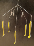 Big Salty Umbrella Rig, OVERSIZED PREMIUM HARDWARE! Alabama Rig