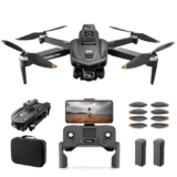 V168 4K UHD Drone with GPS Return, 90° Adjustable Camera, 5G HD Transmission
