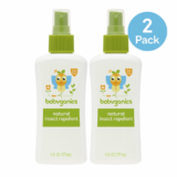Babyganics Natural Insect Repellent 6oz 2 Pack – New