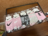 10 Pair Nike Men’s Crew Socks Regular Size 36-41 Pink Black Grey Logo New Tags