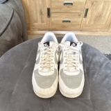 Nike Air Force 1 Low Men’s Trainers White/Grey Low Top Lace Up UK 9
