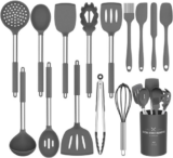 Stainless Steel Kitchen Cooking Utensil Set,  15 Pcs Cooking Utensils – Nonstick