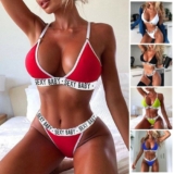 Female Sexy Miniature G-Strap Bikini Bra Set Top Thong Underwear Swimsuit –