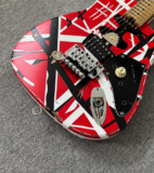 Legendary EVH Frankie Frankenstein Relic Electric Guitar Distressed Red Stripes