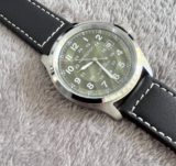 Hamilton Khaki Field Automatic 42mm Green Dial | Black Strap | Men’s Watch