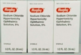 RUGBY Sodium Chloride  5% Eye SOLUTION 15 mL ( 3 pack ) MURO SOLUTION 2/27 Exp