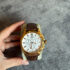 GC Guess Collection Quartz Chronograph Date Gold-Tone Brown Leather YGC4200G