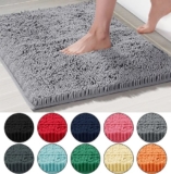 30″x20″ – Soft Cozy Plush Chenille Bath Mat Highly Absorbent Bathroom Rug