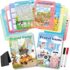 2 Pack Travel Games for Kids, Plane Activities for Kids 4-8, Travel Toy, Reusab