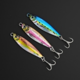 Saltwater Micro Jig Fishing Lures 10g-80g Metal Spoon Bait w/ BKK Treble Hook